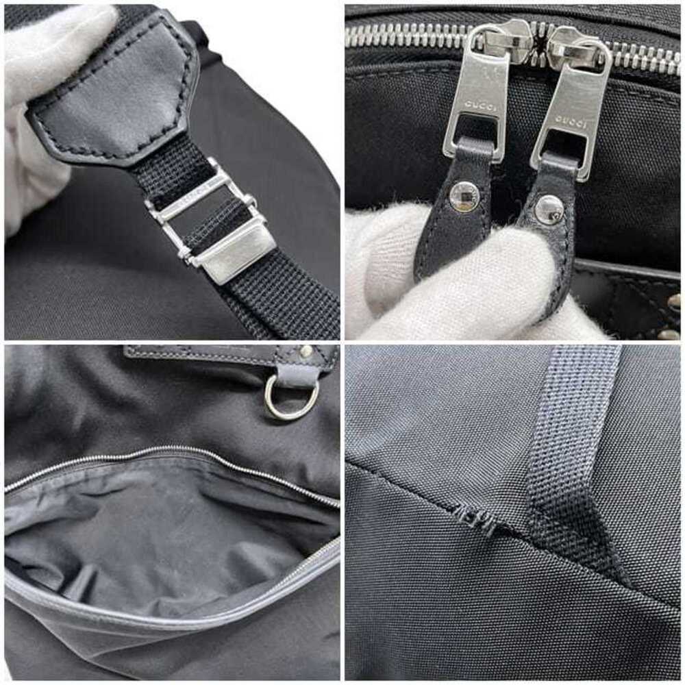 GUCCI Black Leather Backpack - Picture 8 of 11